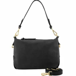 FredsBruder Schultertaschen<Just Easy Schultertasche Leder 31 cm black