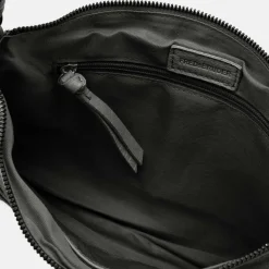 FredsBruder Umhängetaschen<Layer Umhängetasche Leder 28 cm black 2