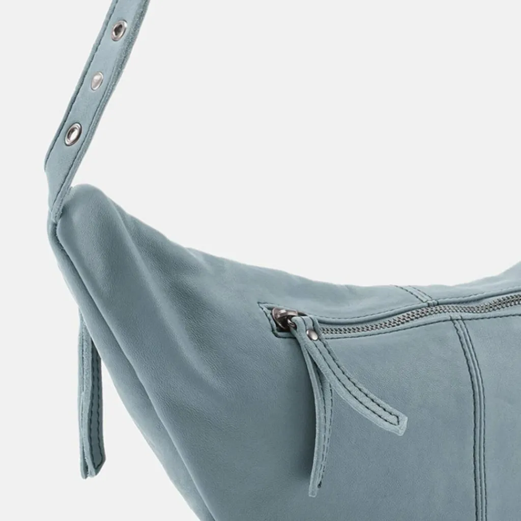 Hot FredsBruder Me and My Bag Gürteltasche Leder 40 cm dusty blue