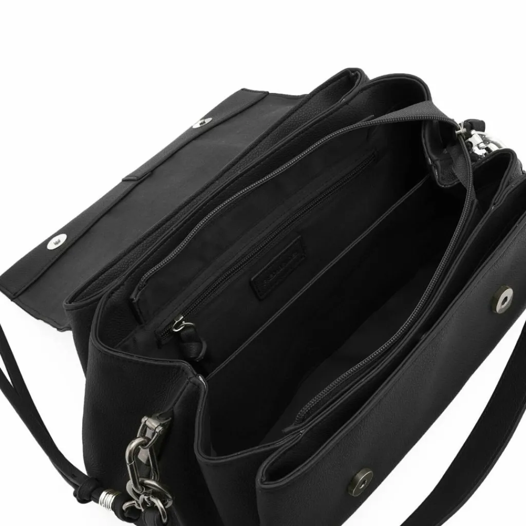 FredsBruder Schultertaschen<My Bestie Schultertasche Leder 34 cm black