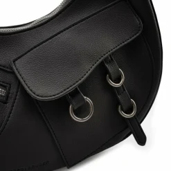 Discount FredsBruder My Bestie Schultertasche Leder 36.5 cm black