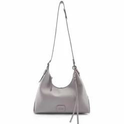 Sale FredsBruder My Bestie Schultertasche Leder 41 cm warm grey