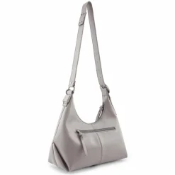 Sale FredsBruder My Bestie Schultertasche Leder 41 cm warm grey
