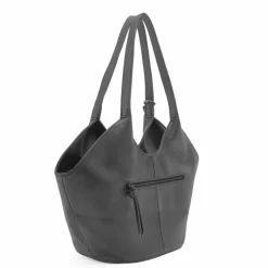 Clearance FredsBruder My Bestie Shopper Tasche Leder 49 cm dark grey