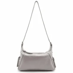 FredsBruder Umhängetaschen<My Bestie Umhängetasche Leder 36 cm warm grey