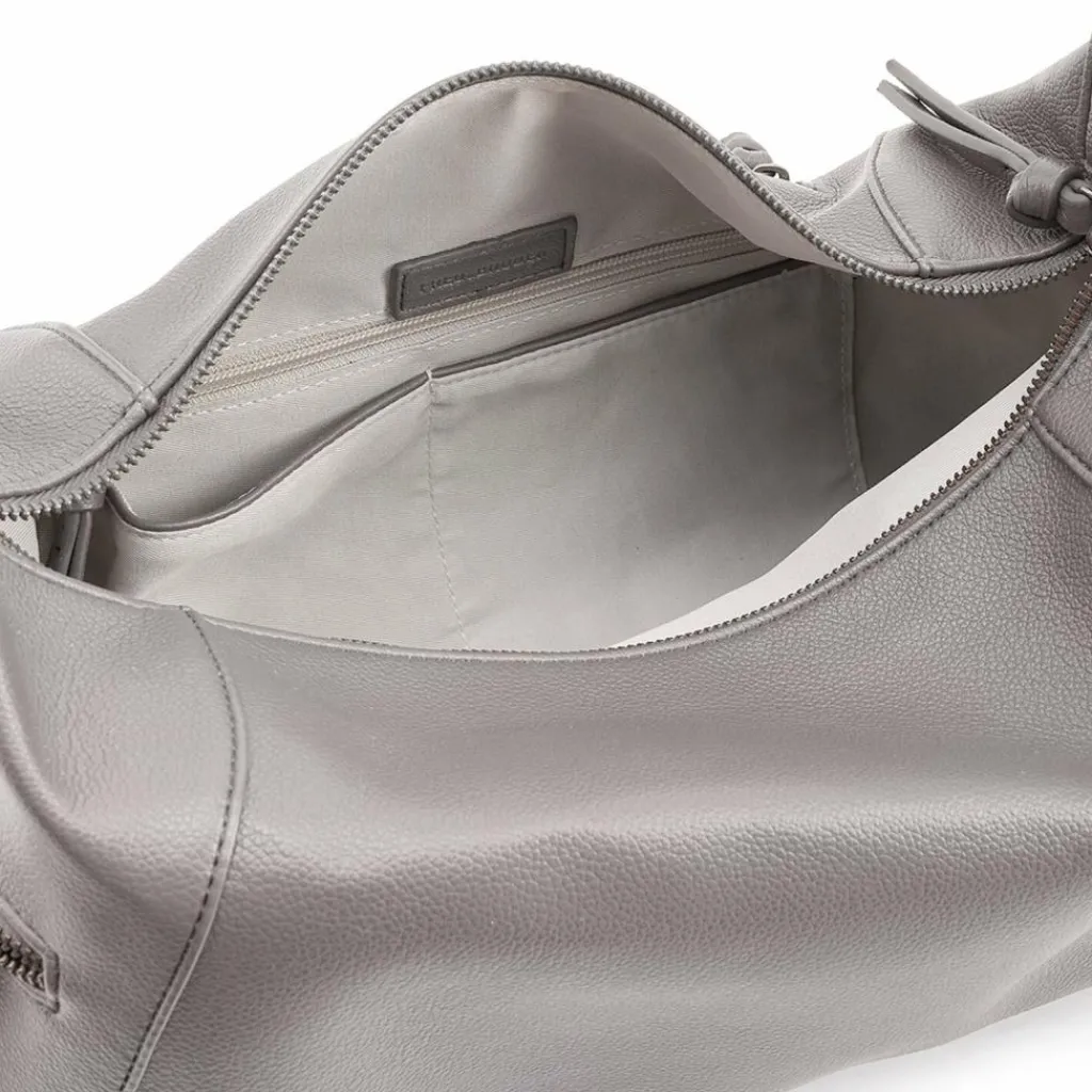 FredsBruder Umhängetaschen<My Bestie Umhängetasche Leder 36 cm warm grey