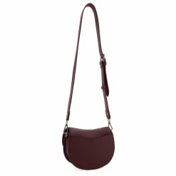 FredsBruder My Bestie Umhängetasche Leder 20 cm barolo red