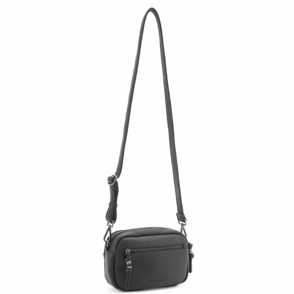 FredsBruder My Bestie Umhängetasche Leder 22 cm dark grey