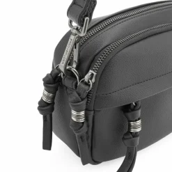 FredsBruder My Bestie Umhängetasche Leder 22 cm dark grey