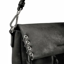 Sale FredsBruder Rebel At Heart Schultertasche Leder 26 cm black