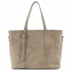 FredsBruder Shopper|Schultertaschen<Reversible Wendeshopper Leder 37 cm cloudy
