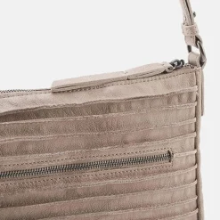 FredsBruder Riffel Schultertasche Leder 30 cm