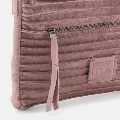 Outlet FredsBruder Riffel Schultertasche Leder 30 cm powder rose