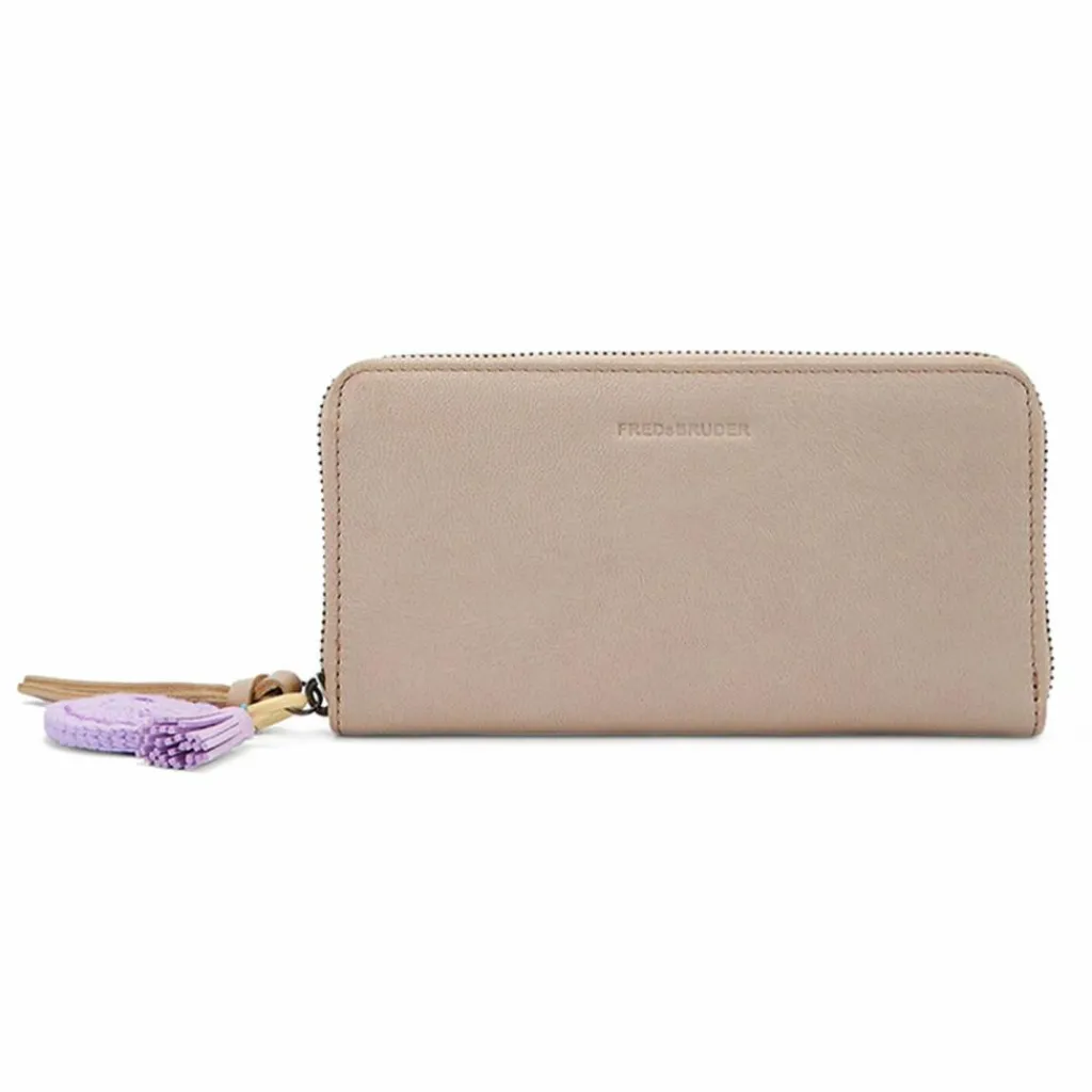 Discount FredsBruder Take A Smile Geldbörse Leder 19 cm chai latte