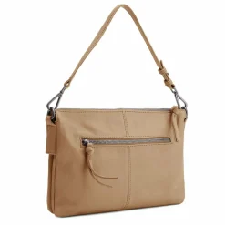 FredsBruder Umhängetaschen<Take A Smile Umhängetasche Leder 30 cm milk coffee