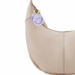 New FredsBruder Take A Smile Umhängetasche Leder 37 cm chai latte