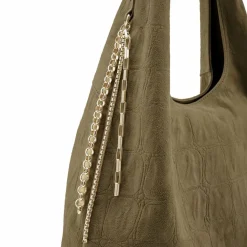 FredsBruder Velvet Wild Schultertasche Leder 39 cm