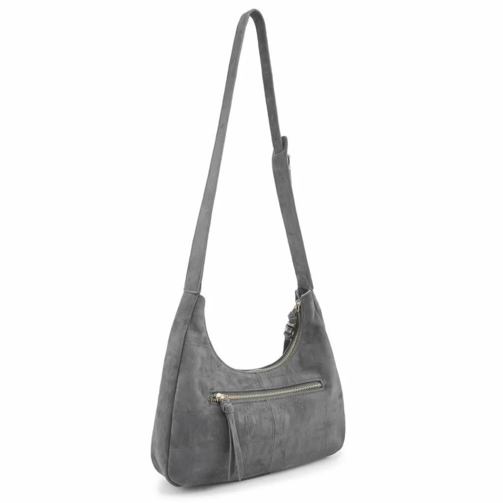 FredsBruder Umhängetaschen<Velvet Wild Umhängetasche Leder 26.5 cm dark grey