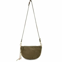 FredsBruder Umhängetaschen<Velvet Wild Umhängetasche Leder 28 cm khaki