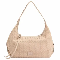 FredsBruder Henkeltaschen|Schultertaschen<Weave Harmony Schultertasche Leder 40 cm stone