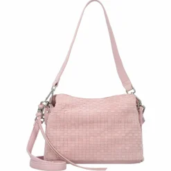 Online FredsBruder Weave Harmony Schultertasche Leder 27 cm blush