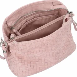 Online FredsBruder Weave Harmony Schultertasche Leder 27 cm blush
