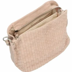 FredsBruder Schultertaschen<Weave Harmony Schultertasche Leder 27 cm stone