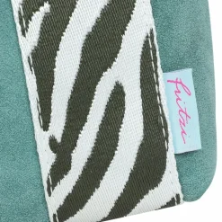 Fritzi aus Preußen Schultertaschen<Bini Schultertasche 20 cm petrol zebralini