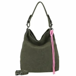 Online Fritzi aus Preußen Bitzi01 Suede Jacky Schultertasche 34 cm dark olive