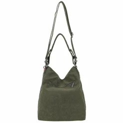 Online Fritzi aus Preußen Bitzi01 Suede Jacky Schultertasche 34 cm dark olive