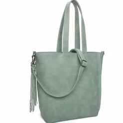 Fritzi aus Preußen Shopper|Schultertaschen<Fritzi34 Vintage Shopper Tasche 29 cm lime
