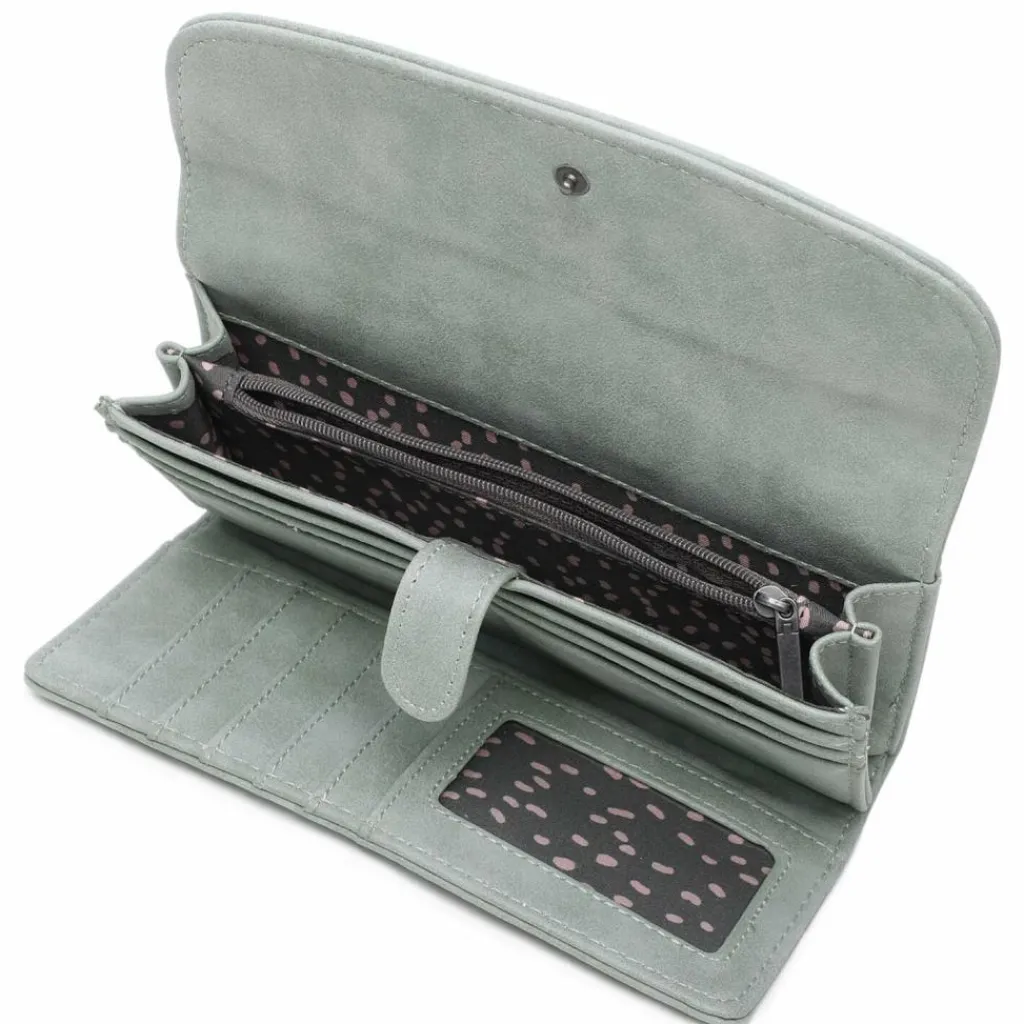 Fritzi aus Preußen Damengeldbörsen Querformat<Heide Geldbörse 19,5 cm lime