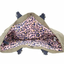 Fritzi aus Preußen Shopper|Schultertaschen<Izzy Canvas Shopper Tasche 45 cm olive