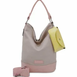 Clearance Fritzi aus Preußen Izzy07 Olga Canvas Schultertasche 27 cm sand