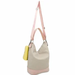 Clearance Fritzi aus Preußen Izzy07 Olga Canvas Schultertasche 27 cm sand