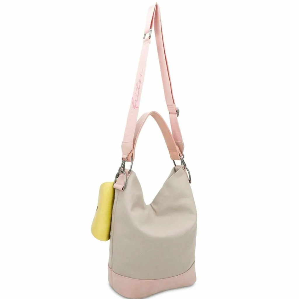 Clearance Fritzi aus Preußen Izzy07 Olga Canvas Schultertasche 27 cm sand