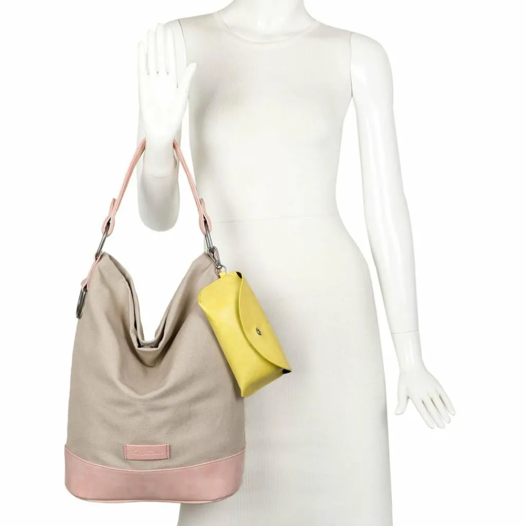 Clearance Fritzi aus Preußen Izzy07 Olga Canvas Schultertasche 27 cm sand