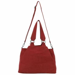 Fritzi aus Preußen Shopper|Schultertaschen<Maia Suede Jacky Shopper Tasche 40 cm ruby red