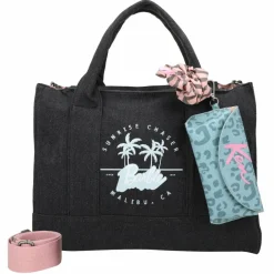 Fritzi aus Preußen Malibu Denim Limited Barbie Shopper Tasche 40 cm blacky
