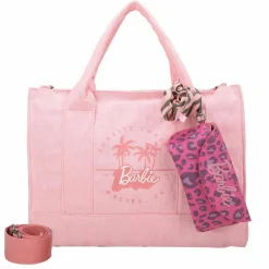 Discount Fritzi aus Preußen Malibu Denim Limited Barbie Shopper Tasche 40 cm sweet rose