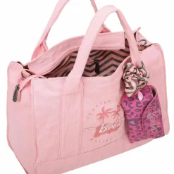 Discount Fritzi aus Preußen Malibu Denim Limited Barbie Shopper Tasche 40 cm sweet rose