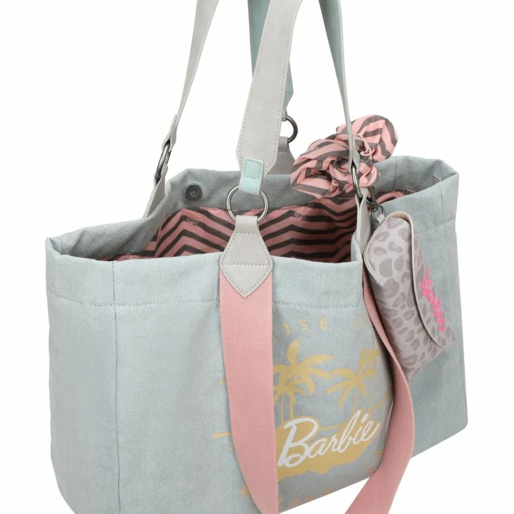 New Fritzi aus Preußen Malibu Denim Limited Barbie Izzy Medium Shopper Tasche 42 cm fresh blue