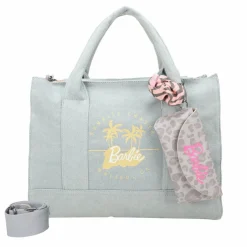 Best Fritzi aus Preußen Malibu Denim Limited Barbie Shopper Tasche 40 cm fresh blue