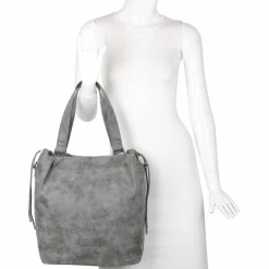 Clearance Fritzi aus Preußen Poppi02 Vintage Schultertasche 31 cm anthra