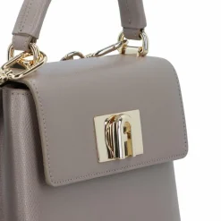 Furla Henkeltaschen<1927 Handtasche Leder 21 cm stucco gray