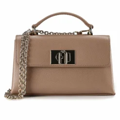 Furla 1927 Mini Bag Handtasche Leder 18 cm greige 1