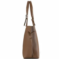 Hot Furla Ava Shopper Tasche L Leder 36.5 cm toffee-nero