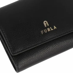 Discount Furla Delizia Geldbörse Leder 12 cm nero