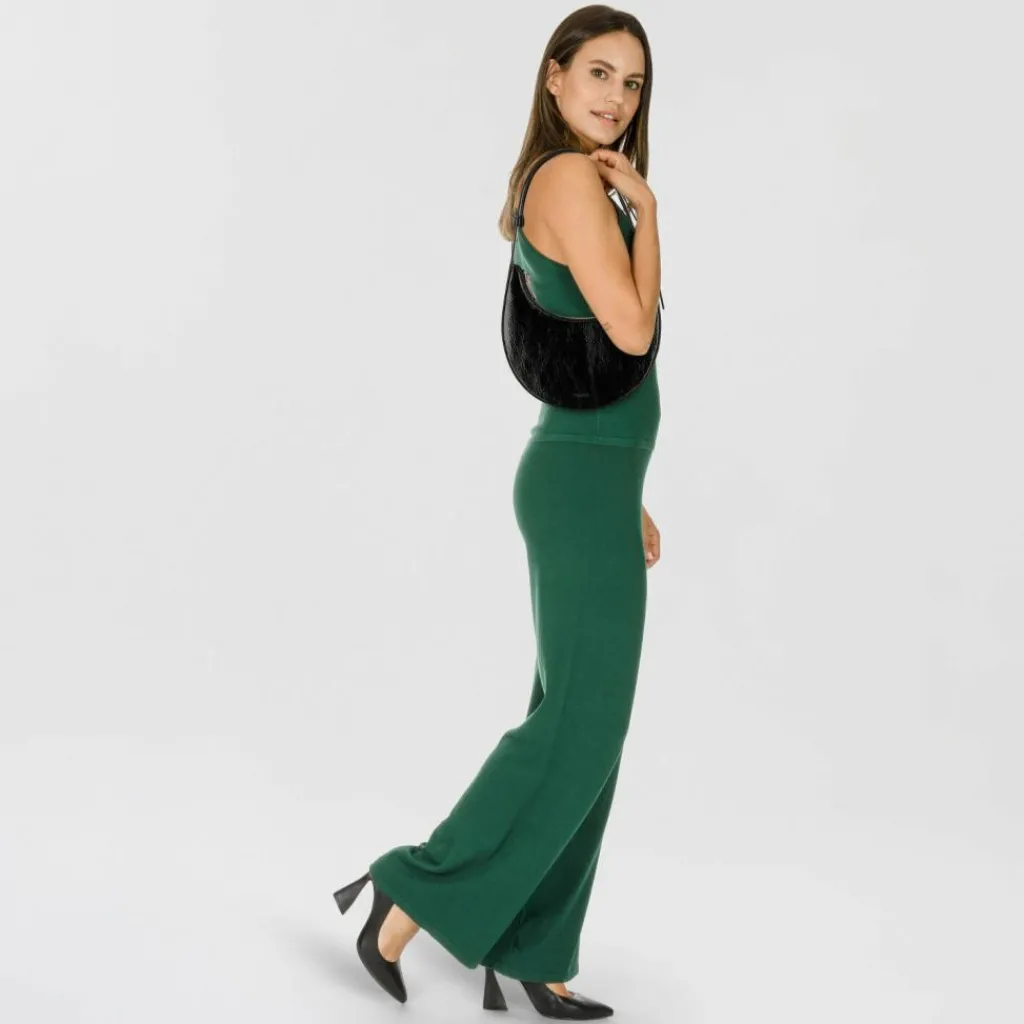 Furla Schultertaschen|Henkeltaschen<Delizia Schultertasche Leder 19 cm nero