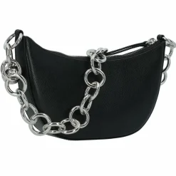 Furla Henkeltaschen|Schultertaschen<Delizia Schultertasche Leder 20 cm nero